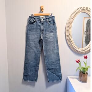 ABERCROMBIE & FITCH The 90s Relaxed Jean High Rise Blue Jeans 28 S NWOT